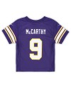 J.J. McCarthy Minnesota Vikings Nike Classic Spieler Game-Trikot für Kleinkinder – Lila