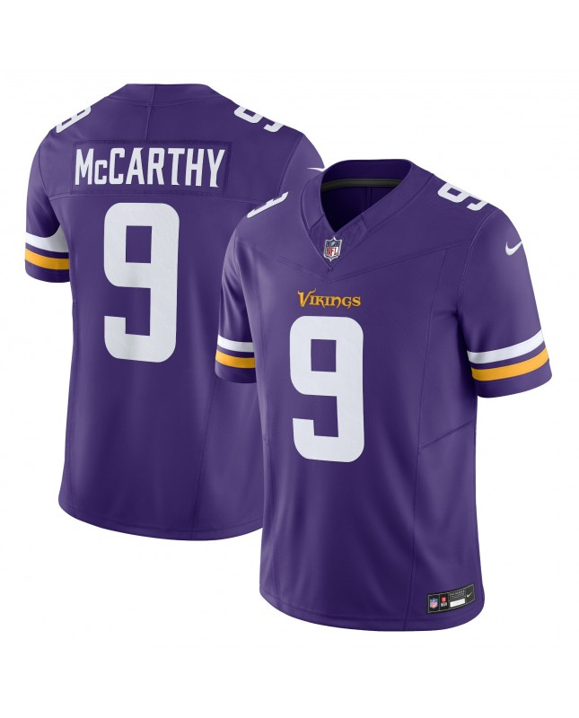 J.J. McCarthy Minnesota Vikings Nike Vapor F.U.S.E. Limitiertes Trikot – Lila