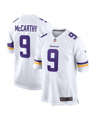 J.J. McCarthy Minnesota Vikings Nike Spieler Trikot – Weiß