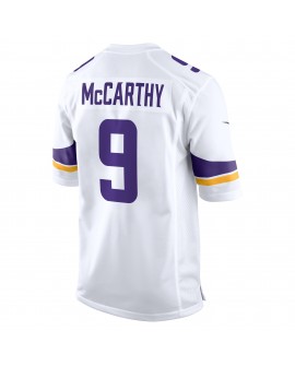 J.J. McCarthy Minnesota Vikings Nike Spieler Trikot – Weiß