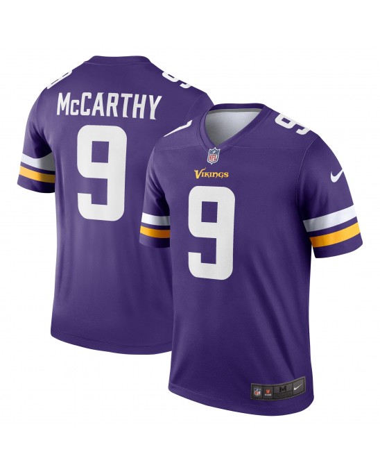J.J. McCarthy Minnesota Vikings Nike Legend Spieler Performance Top – Lila