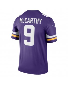 J.J. McCarthy Minnesota Vikings Nike Legend Spieler Performance Top – Lila