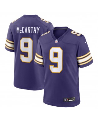 J.J. McCarthy Minnesota Vikings Nike 2. Alternate-Spieler-Spieler Trikot – Lila