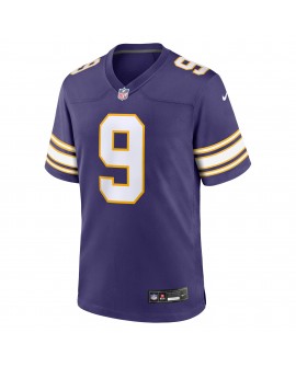 J.J. McCarthy Minnesota Vikings Nike 2. Alternate-Spieler-Spieler Trikot – Lila