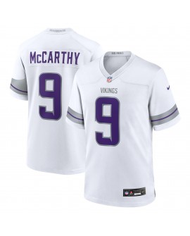 J.J. McCarthy Minnesota Vikings Nike AlternateSpiele-Trikot – Weiß