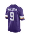 J.J. McCarthy Minnesota Vikings Nike Spieler-Spieler Trikot – Lila