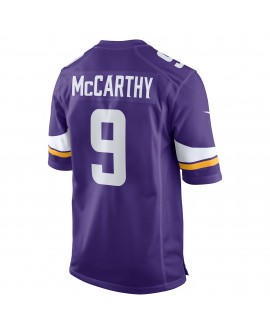 J.J. McCarthy Minnesota Vikings Nike Spieler-Spieler Trikot – Lila