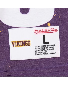 Randy Moss Minnesota Vikings Mitchell & Ness Burst Retired Spieler T-Shirt – Grau