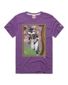 Randy Moss Minnesota Vikings Homage Unisex NFL Topps Trading Card Tri-Blend T-Shirt – Lila