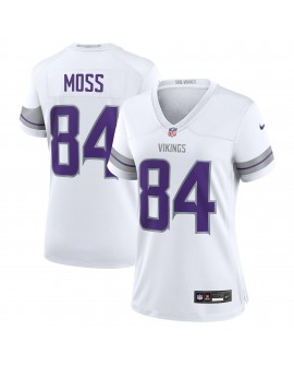 Randy Moss Minnesota Vikings Nike Damen-Spieler Trikot für alternative Spieler im Ruhestand – Weiß
