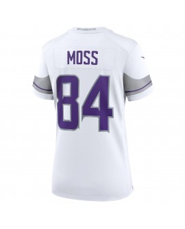 Randy Moss Minnesota Vikings Nike Damen-Spieler Trikot für alternative Spieler im Ruhestand – Weiß