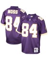 Randy Moss Minnesota Vikings 1998 Mitchell & Ness Authentic Throwback-Spielertrikot im Ruhestand – Lila