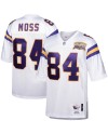 Randy Moss Minnesota Vikings 2000 Mitchell & Ness Authentic Throwback-Spielertrikot im Ruhestand – Weiß