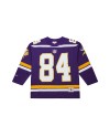 Randy Moss Minnesota Vikings Mitchell & Ness Maxxed Out Modisches Hockey-Trikot – Lila