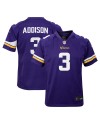 Jordan Addison Minnesota Vikings Nike Jugend-Spieler Trikot – Lila