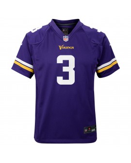 Jordan Addison Minnesota Vikings Nike Jugend-Spieler Trikot – Lila