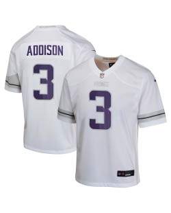 Jordan Addison Minnesota Vikings Nike Jugend-Spieler Trikot – Weiß