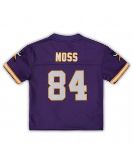 Randy Moss Minnesota Vikings Mitchell & Ness Kleinkind 1998 Retired Legacy Trikot – Lila