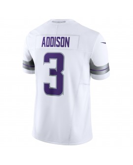 Jordan Addison Minnesota Vikings Nike Alternate Vapor F.U.S.E. Limitiertes Trikot – Weiß