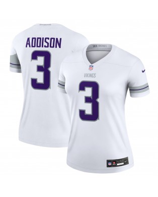 Jordan Addison Minnesota Vikings Nike Alternate Legend Spieler Performance-Oberteil für Damen – Weiß