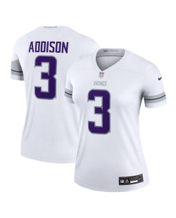 Jordan Addison Minnesota Vikings Nike Alternate Legend Spieler Performance-Oberteil für Damen – Weiß