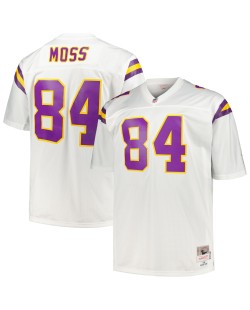Randy Moss Minnesota Vikings Mitchell & Ness Big & Tall 1998 Legacy Spielertrikot im Ruhestand – Weiß