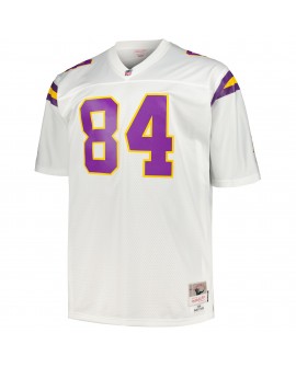 Randy Moss Minnesota Vikings Mitchell & Ness Big & Tall 1998 Legacy Spielertrikot im Ruhestand – Weiß