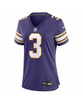 Jordan Addison Minnesota Vikings Nike Damen-Ausweichtrikot – Lila