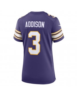 Jordan Addison Minnesota Vikings Nike Damen-Ausweichtrikot – Lila