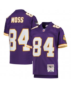 Randy Moss Minnesota Vikings Mitchell & Ness Youth 1998 Legacy Retired Spieler Trikot – Lila