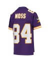 Randy Moss Minnesota Vikings Mitchell & Ness Youth 1998 Legacy Retired Spieler Trikot – Lila