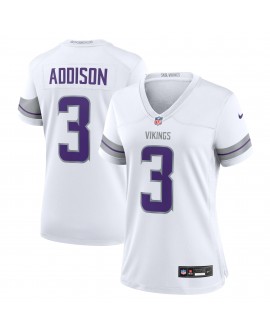 Jordan Addison Minnesota Vikings Nike Damen-Alternate-Game-Spielertrikot – Weiß