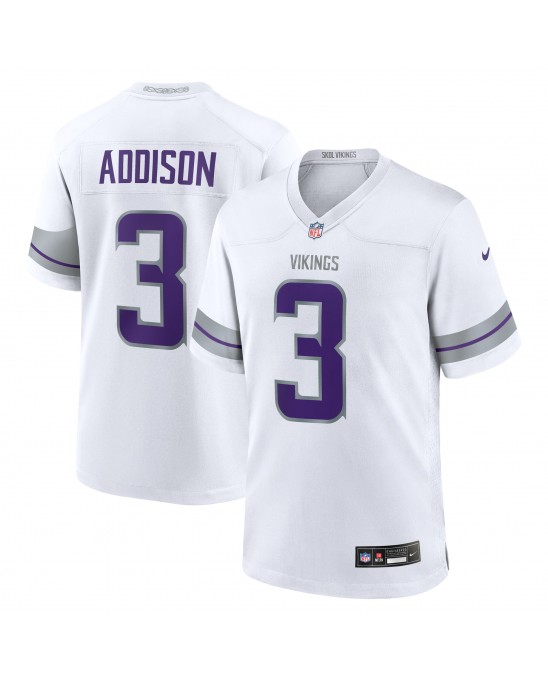 Jordan Addison Minnesota Vikings Nike AlternateSpiele-Trikot – Weiß