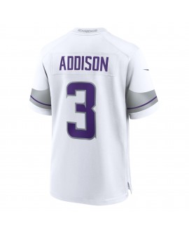 Jordan Addison Minnesota Vikings Nike AlternateSpiele-Trikot – Weiß