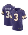 Jordan Addison Minnesota Vikings Nike Alternative Game-Trikot – Lila