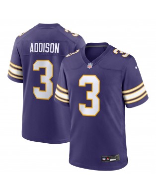 Jordan Addison Minnesota Vikings Nike Alternative Game-Trikot – Lila