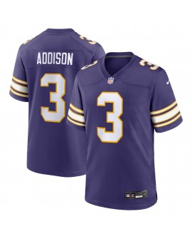 Jordan Addison Minnesota Vikings Nike Alternative Game-Trikot – Lila