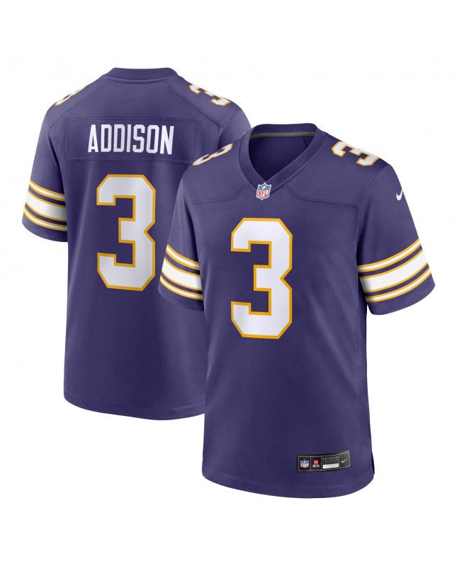 Jordan Addison Minnesota Vikings Nike Alternative Game-Trikot – Lila