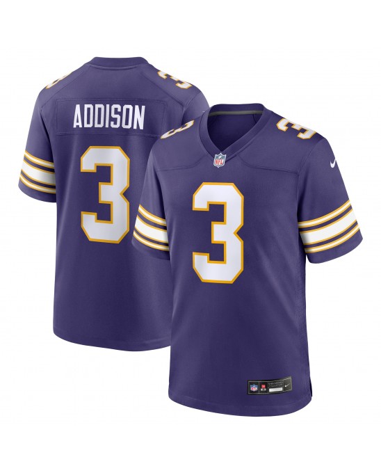 Jordan Addison Minnesota Vikings Nike Alternative Game-Trikot – Lila