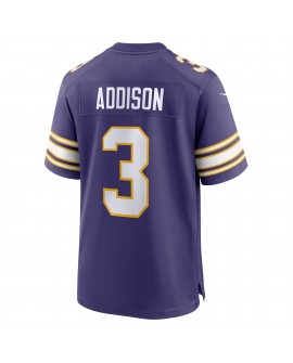 Jordan Addison Minnesota Vikings Nike Alternative Game-Trikot – Lila