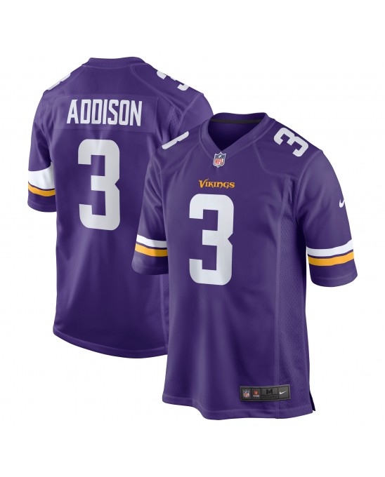 Jordan Addison Minnesota Vikings Nike Spieler Trikot – Lila