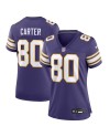 Cris Carter Minnesota Vikings Nike Damen-Spieler Trikot für klassische Spieler im Ruhestand – Lila