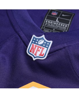 Cris Carter Minnesota Vikings Nike Ausweichtrikot für ausgeschiedene Spieler – Lila