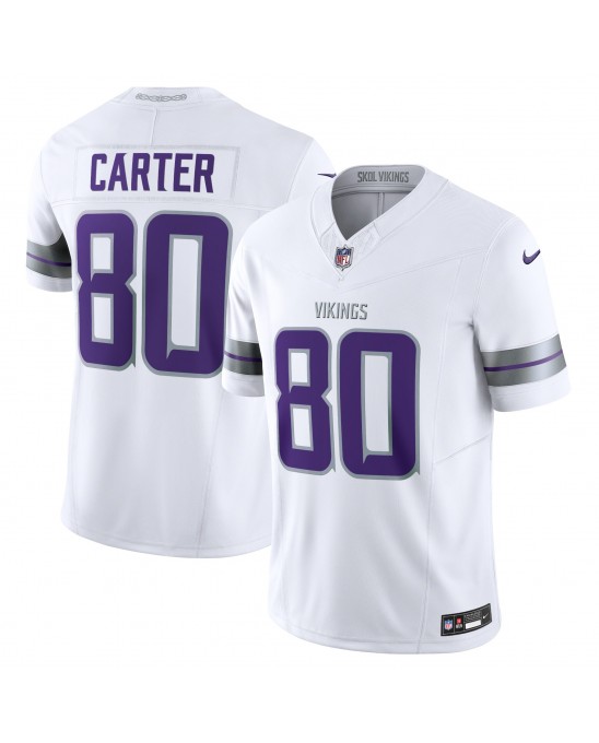 Cris Carter Minnesota Vikings Nike Alternate Vapor F.U.S.E. Trikot „Retired Spieler Limited“ – Weiß