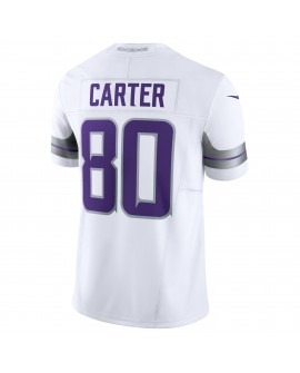 Cris Carter Minnesota Vikings Nike Alternate Vapor F.U.S.E. Trikot „Retired Spieler Limited“ – Weiß