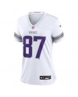 T.J. Hockenson Minnesota Vikings Nike Damen-Ausweichspieler-Trikot – Weiß