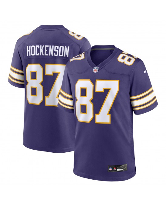 T.J. Hockenson Minnesota Vikings Nike Classic Spieler Spieler Trikot – Lila