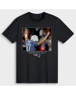 Drake Maye New England Patriots NFL Flash Features Week 11 T-Shirt – Schwarz