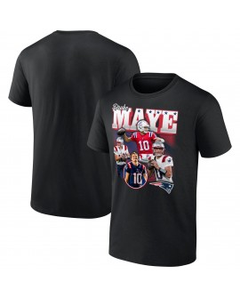 Drake Maye New England Patriots Notorious T-Shirt – Schwarz