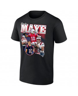 Drake Maye New England Patriots Notorious T-Shirt – Schwarz